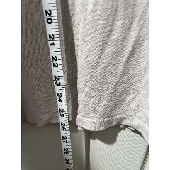 Marc Anthony Henley Shirt Snap Long Sleeve Cotton Blend Beige Size M A001735 - Picture 3 of 5